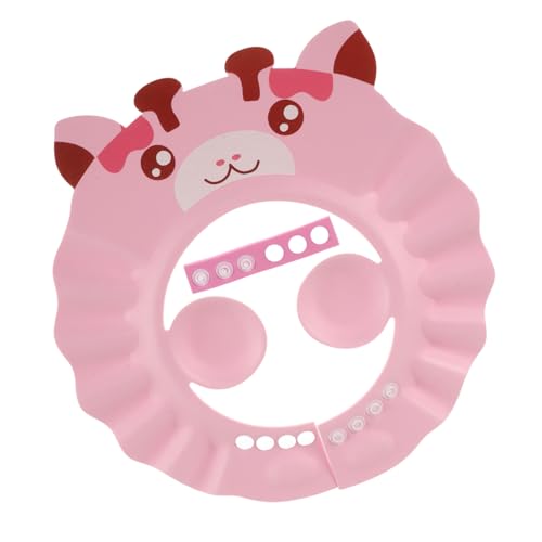 Sosoport Verstellbare Duschhaube für Junge Mädchen Wasserdichter Shampoo Schutz mit Ohrenschutz Weiche Badekappe für Kleinkinder Leichtes Bequemes Design für Sicheres Haarewaschen von Sosoport