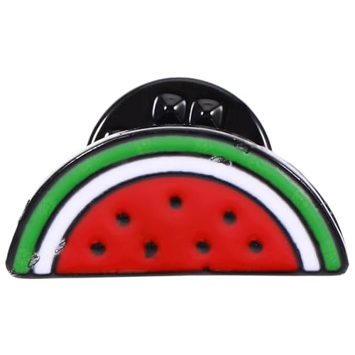 Sosoport Wassermelonen Brosche Für Damen Süßer Kreativer Emaille-anstecker Vielseitig Für Verschiedene Outfits Geeignet Perfektes Für Mädchen Langlebig Und Leicht Tragbar von Sosoport
