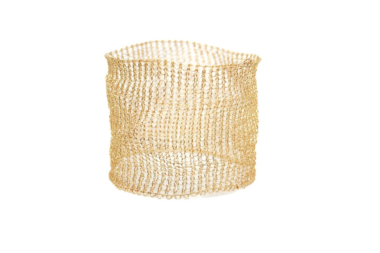 Handgemachte Armreif Aus Draht Häkelarbeit Breiter, Handgefertigter Schmuck Handgemachte Armreif Aus Draht Häkelarbeit Breiter, Handgefertigter Schmuck von SosyGallery
