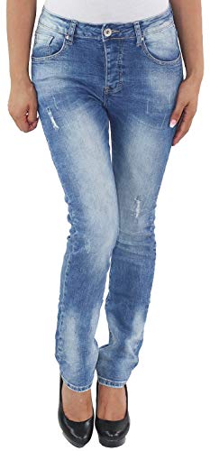 Damen Skinny Rise Hose Hüftjeans Low Waist Hüfthose Slim Fit Jeans Röhrenjeans 38 (M) von Sotala