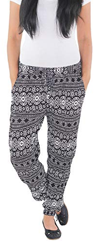 Damen Strandhose Sommerhose Pumphose Haremshose Aladin Pluder Boyfriend Baggy Schwarz Damen Strandhose Sommerhose Pumphose Haremshose Aladin Pluder Boyfriend Baggy Schwarz von Sotala