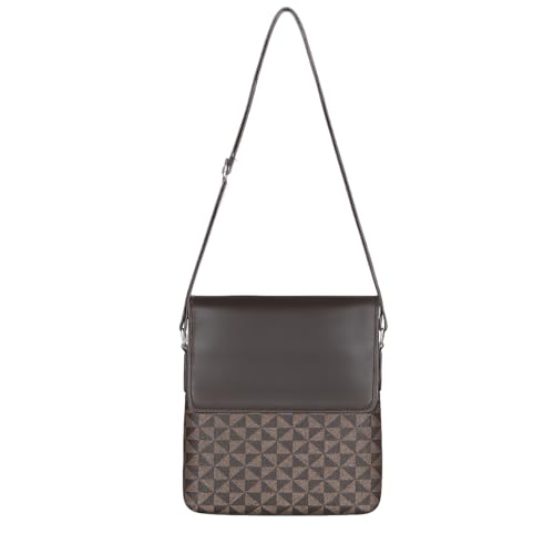 Herren Tasche Umhängstasche Schultertasche Bag Handtasche Messenger Crossbody in Schwarz und Braun von Sotala