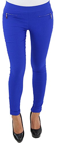 Legging Leggins Jeggins Jeggings Tregging Röhre Röhrenhose Stretch Skinny Hose in 9 Farben Hellblau S/36 von Sotala