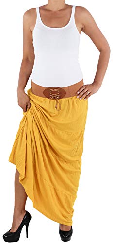 Sommerrock Faltenrock Maxirock Strandrock Boho Sommer Maxi Strand Lang Rock Einheitsgrößen viele Farben von Sotala