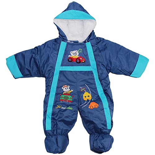 Sotala Baby Jungen Schneeanzug Schneeoverall Winteroverall mit Kapuze 68 von Sotala