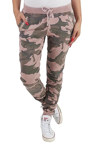 Sotala Damen Camouflage Sweatpants Slim Fit Hose Skinny Jeans Röhrenhose Hüftjeans Stretchhose 36 (S) von Sotala