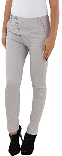 Sotala Damen Hüft Stretch Skinny Röhren Slim Fit Hose Baggy Aladin Chino Aladin Jeans A 40 (L) von Sotala