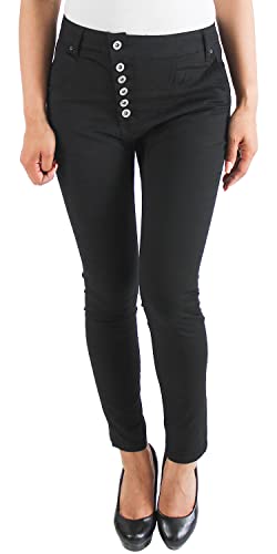 Sotala Damen Hüfthose Stretch Skinny Röhren Slim Fit Baggy Hose Chino Aladin Jeans von Sotala