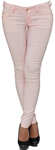 Sotala Damen Kunstlederhose Röhrenhose Bikerhose Damenhose Leder Look Hose Röhre 51er 34 8_5121 von Sotala