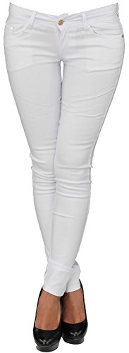 Sotala Damen Kunstlederhose Röhrenhose Bikerhose Damenhose Leder Look Hose Röhre 51er 36 7_5116 von Sotala