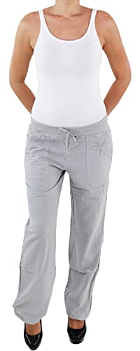 Sotala Damen Leinenhose Hüfthose Harem Pluder Pump Chino Baggy Aladin Hose Boyfriend Leinen Freizeithose Sommerhose Strandhose von Sotala