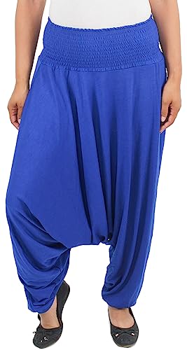 Sotala Damen Pumphose Strandhose Haremshose Hose Aladin Baggy Pluderhose Freizeithose Ballonhose Sommer von Sotala