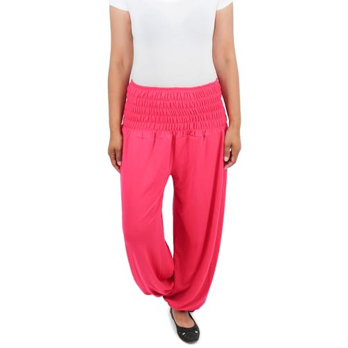 Sotala Damen Pumphose Strandhose Haremshose Hose Aladin Baggy Pluderhose Freizeithose Ballonhose Sommer von Sotala