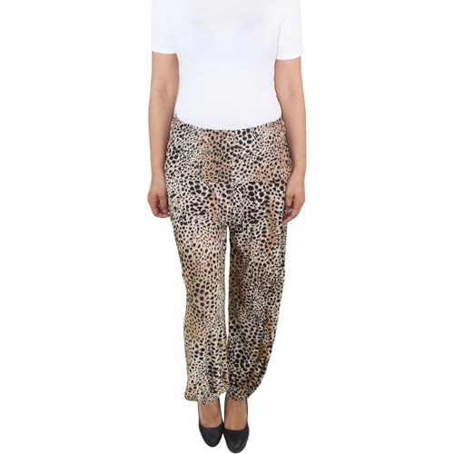Sotala Damen Pumphose Strandhose Haremshose Hose Aladin Baggy Pluderhose Freizeithose Ballonhose Sommer von Sotala