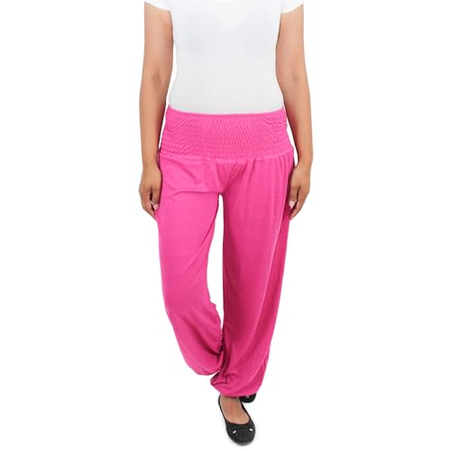 Sotala Damen Pumphose Strandhose Haremshose Hose Aladin Baggy Pluderhose Freizeithose Ballonhose Sommer von Sotala