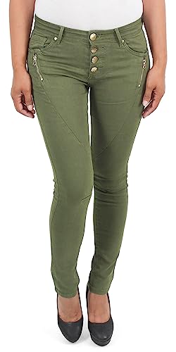 Sotala Damen RÖHRENJEANS HÜFTJEANS Stretchjeans Hose Jeans Skinny Slim FIT IN SCHWARZ UND GRAU von Sotala