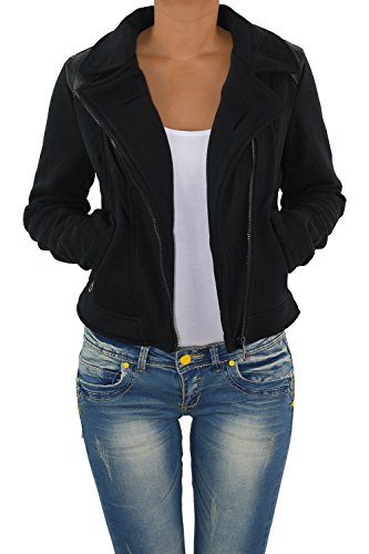 Sotala Damen Sweetjacke Fleece Optik Sweat Jacke Pullover Übergangsjacke Sweatshirt M von Sotala