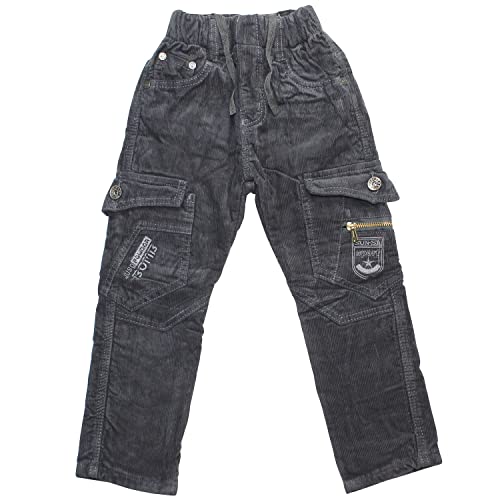 Sotala Jungen Kinder Cordhose Kordhose Kinderhose Thermohose Hose mit Fleece Winterhose 116 Grau von Sotala