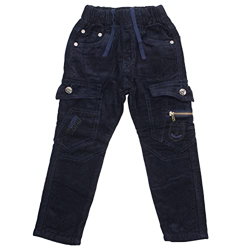 Sotala Jungen Kinder Cordhose Kordhose Kinderhose Thermohose Hose mit Fleece Winterhose 128 Blau von Sotala