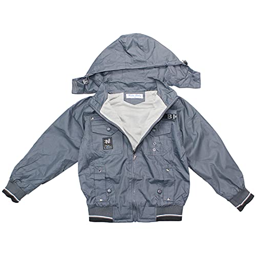 Sotala Kinder Jungen Jacke mit Kapuze Übergangsjacke Kapuzenjacke Windjacke in 4 Farben Größen 140 bis 164 von Sotala