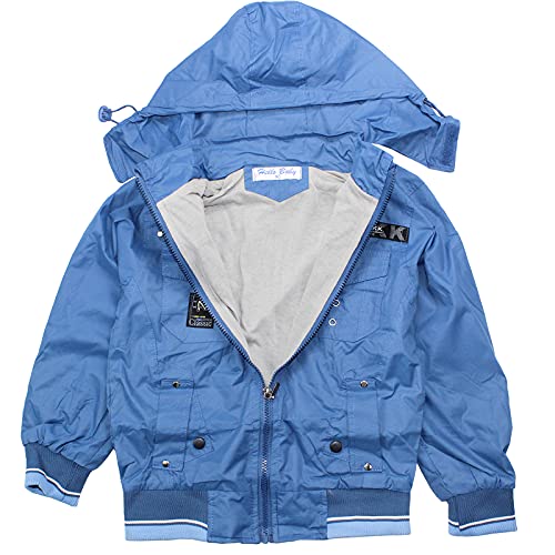 Sotala Kinder Jungen Jacke mit Kapuze Übergangsjacke Kapuzenjacke Windjacke in 4 Farben Größen 140 bis 164 von Sotala