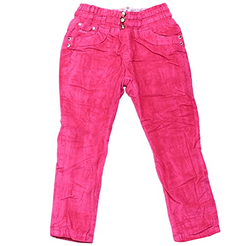 Sotala Kinder Mädchen Thermohose Cordhose Kordhose Kinderhose Hose mit Fleece Winterhose 122 Pink von Sotala