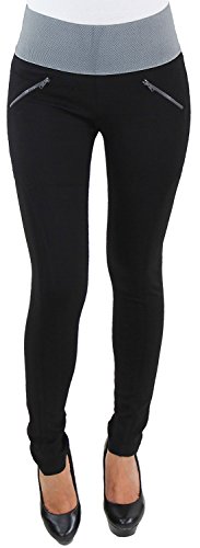 Sotala Legging Leggins Jeggins Jeggings Tregging Stoff Hüft Röhren Stretch Sport Hose B 36 (S) von Sotala