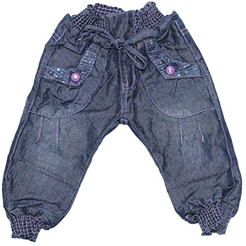 Sotala Mädchen Kinder Kinderhose Kinderjeans Jeans Hose Aladinhose Mädchenhose Blau von Sotala