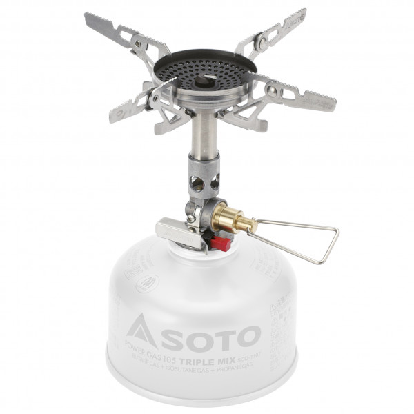 Soto - Windmaster with Micro Regulator with 4Flex - Gaskocher grau von Soto