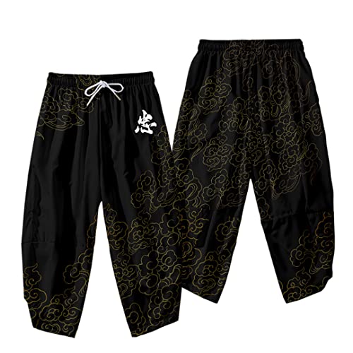 Japanischer Stil Kimono Hosen Set Männer Cosplay Traditionelle Samurai Thai Haremshose Harajuku Streetwear Vintage Herrenhose von Souchi