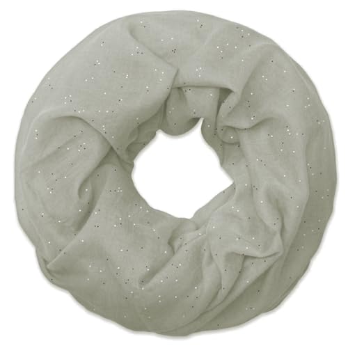 Soul-Cats Loop-Schal/Halstuch mit Glitzer in der Farbe grau von Soul-Cats