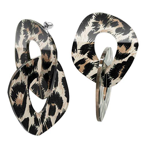 Soul-Cats 1 Paar Ohrstecker Leopard im 80er Jahre Style für Damen von Soul-Cats