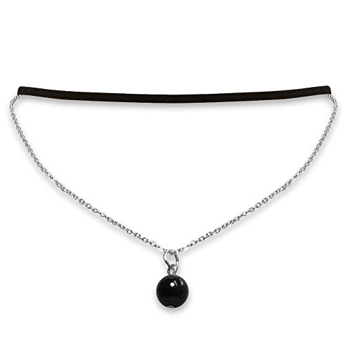 SoulCats Choker Halsband Damen Gothic Kropfband Spitze Samt Halskette Victorian Burlesque (Modell 3) von Soul-Cats