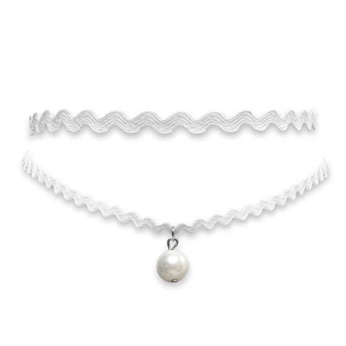 SoulCats Choker Halsband Damen Gothic Kropfband Spitze Samt Halskette Victorian Burlesque (Modell 6) von Soul-Cats