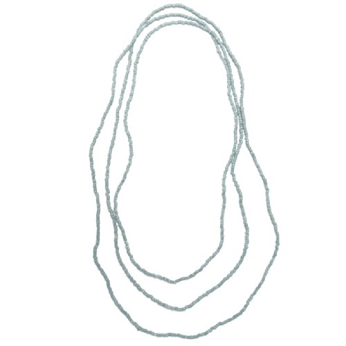 Soul-Cats Schöne sommerliche Kette viele Farben grün orange gelb rot lila, Farbe: grau von Soul-Cats