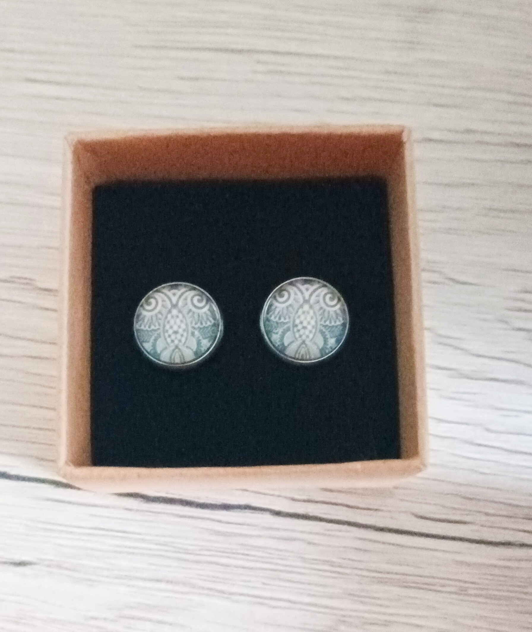 Soulart - Ohrringe Cabochon Kraftsteine Allergiker Geeignet Titan Soulart - Ohrringe Cabochon Kraftsteine Allergiker Geeignet Titan von SoulARTistin