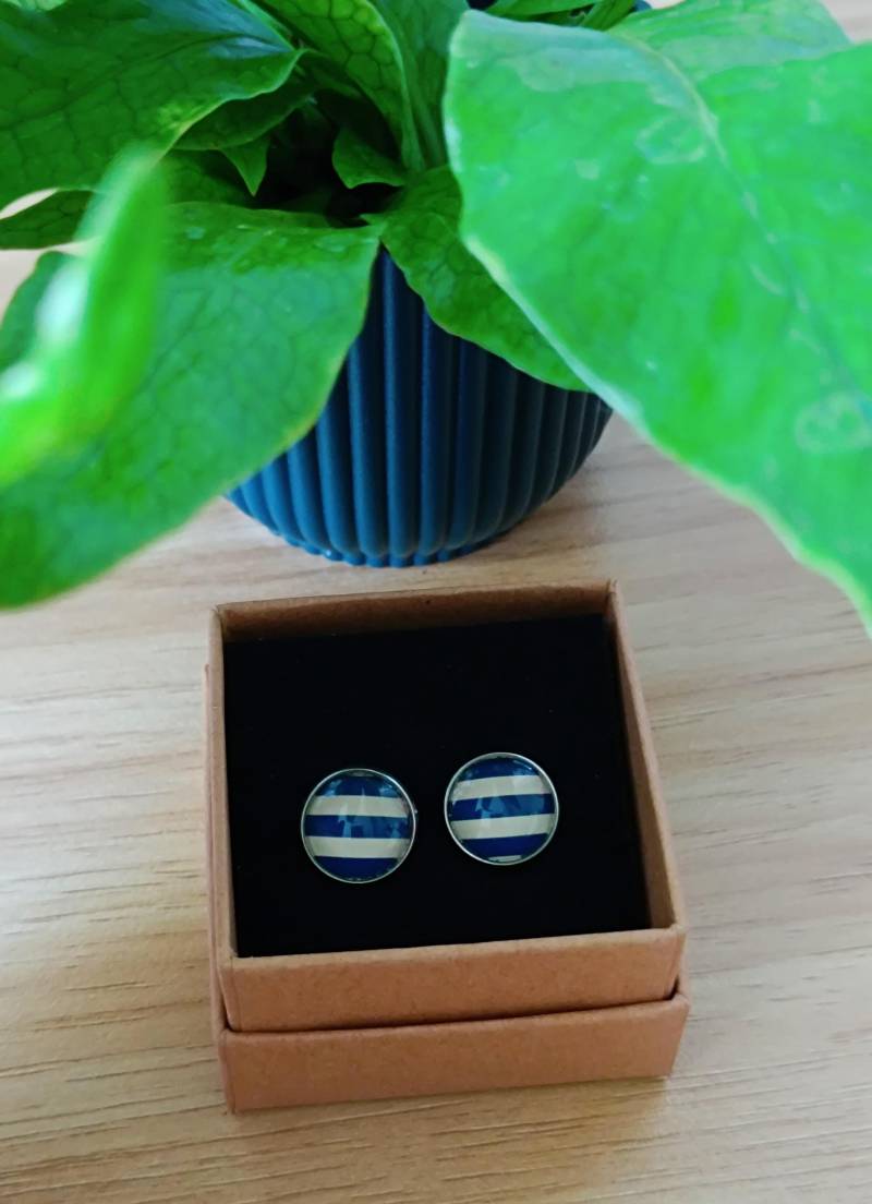 Soulart - Ohrstecker -Cabochon- Allergiker Geeignet Titan Soulart - Ohrstecker -Cabochon- Allergiker Geeignet Titan von SoulARTistin