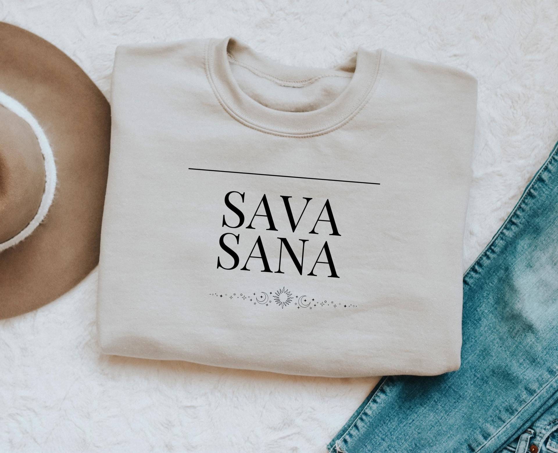 Savasana Sweatshirt - Savasana Pullover Yoga Shirt, Happy, Meditation, Yogalehrer, Yogakleidung, Geschenk, Yogi, Geschenk, Boho, Aura von SoulAessentials