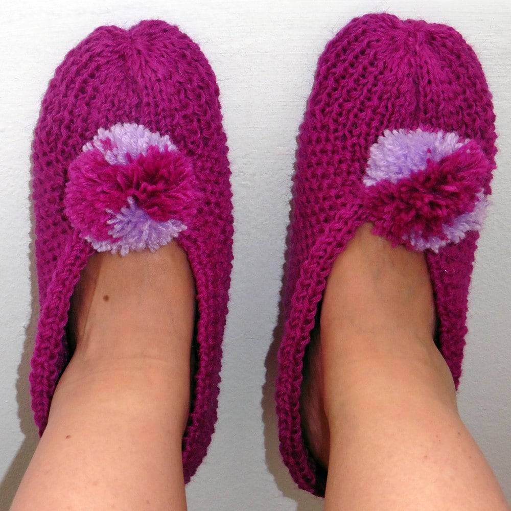 Slipper, Stiefeletten, Handgefertigt, Blaue Farbe, Gelbe Lila Weich, Bequem, Warm, Originell, Lustig, Ideales Geschenk von SoulAndMade