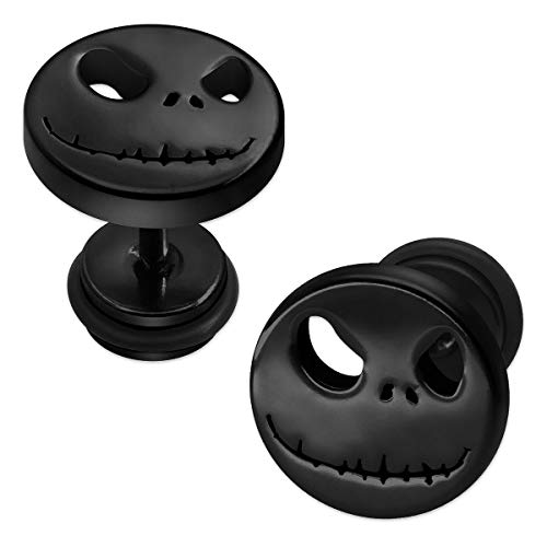 Soul-Cats 1 Paar Fakeplugs Halloween Nightmare, Farbe: Schwarz von Soul-Cats