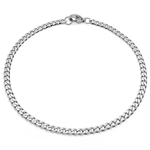 Soul-Cats Armband/Armkette aus Edelstahl für Männer in Silber, Größe: 3 mm von Soul-Cats