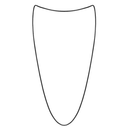 SoulCats leichte Kordel Kette aus Metall für Damen in der Farbe anthrazit von Soul-Cats