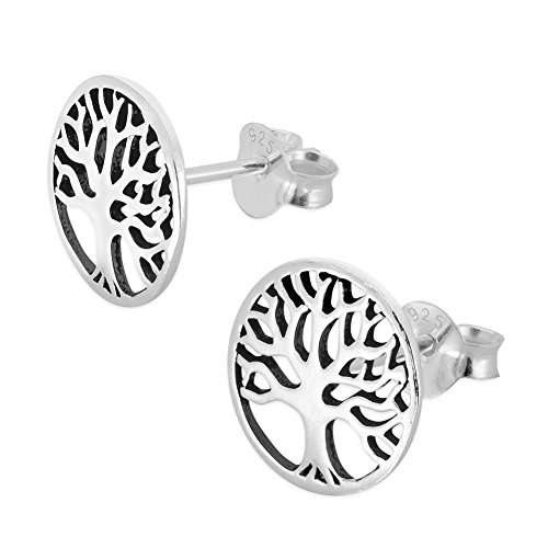 Soul-Cats Set oder einzeln – Silberkette mit Anhänger 'Lebensbaum' Plus Ohrringe, Auswahl: Ohrstecker einzeln Soul-Cats Set oder einzeln – Silberkette mit Anhänger 'Lebensbaum' Plus Ohrringe, Auswahl: Ohrstecker einzeln von Soul-Cats