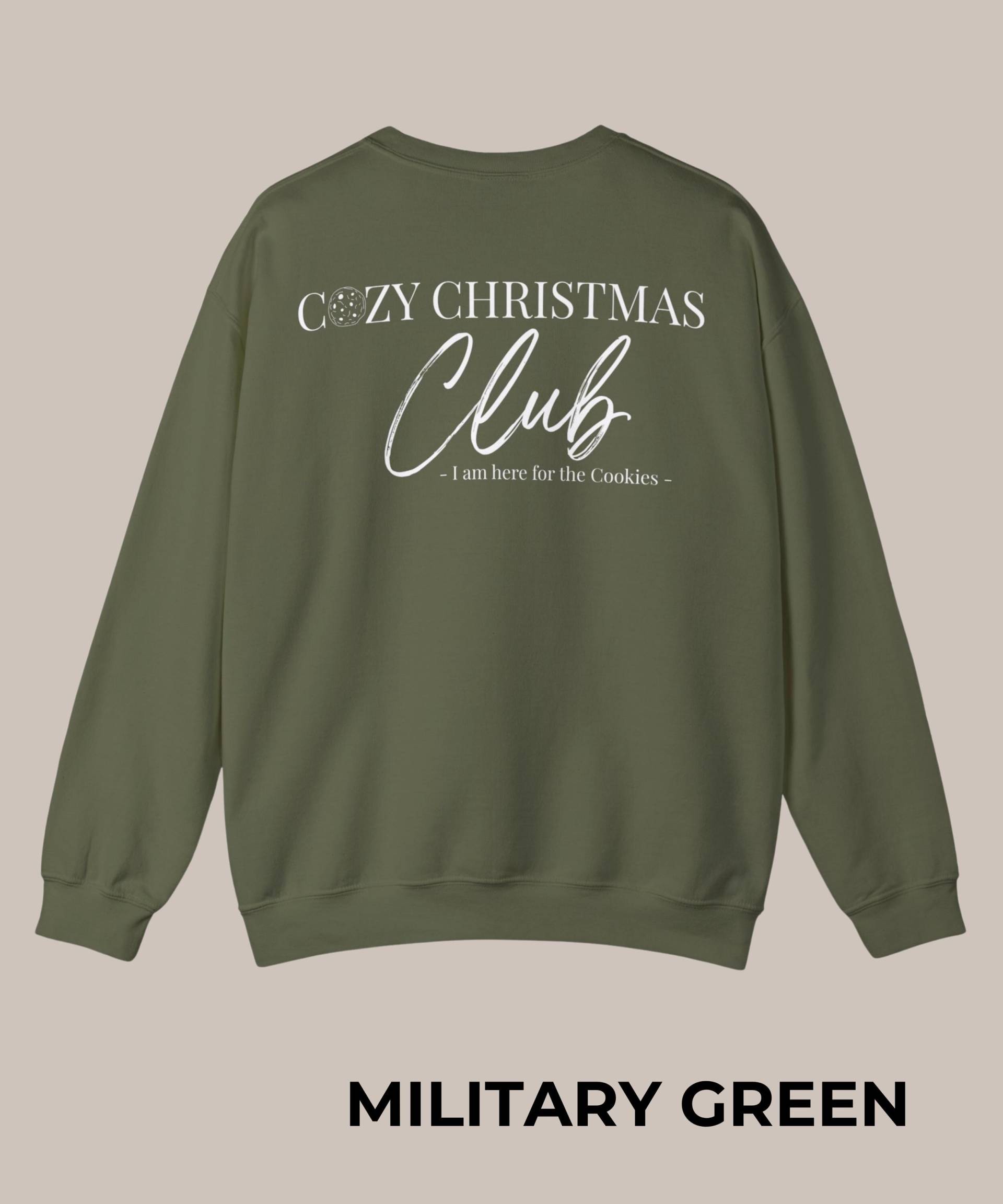Cozy Christmas Sweater | Weihnachtspullover Unisex Kuscheliger Winterpullover Geschenkidee Für Sie+Ihn Farbe Military Green |Größe S-5xl von SoulDesignsAnnabel