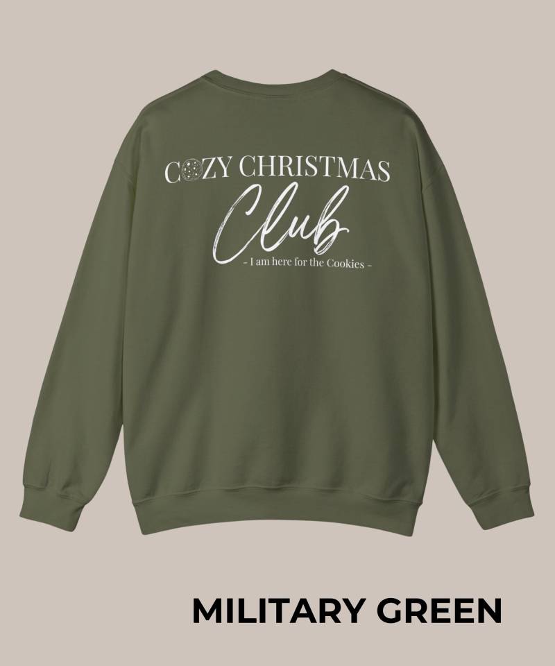 Cozy Christmas Sweater | Weihnachtspullover Unisex Kuscheliger Winterpullover Geschenkidee Für Sie+Ihn Farbe Military Green |Größe S-5xl von SoulDesignsAnnabel