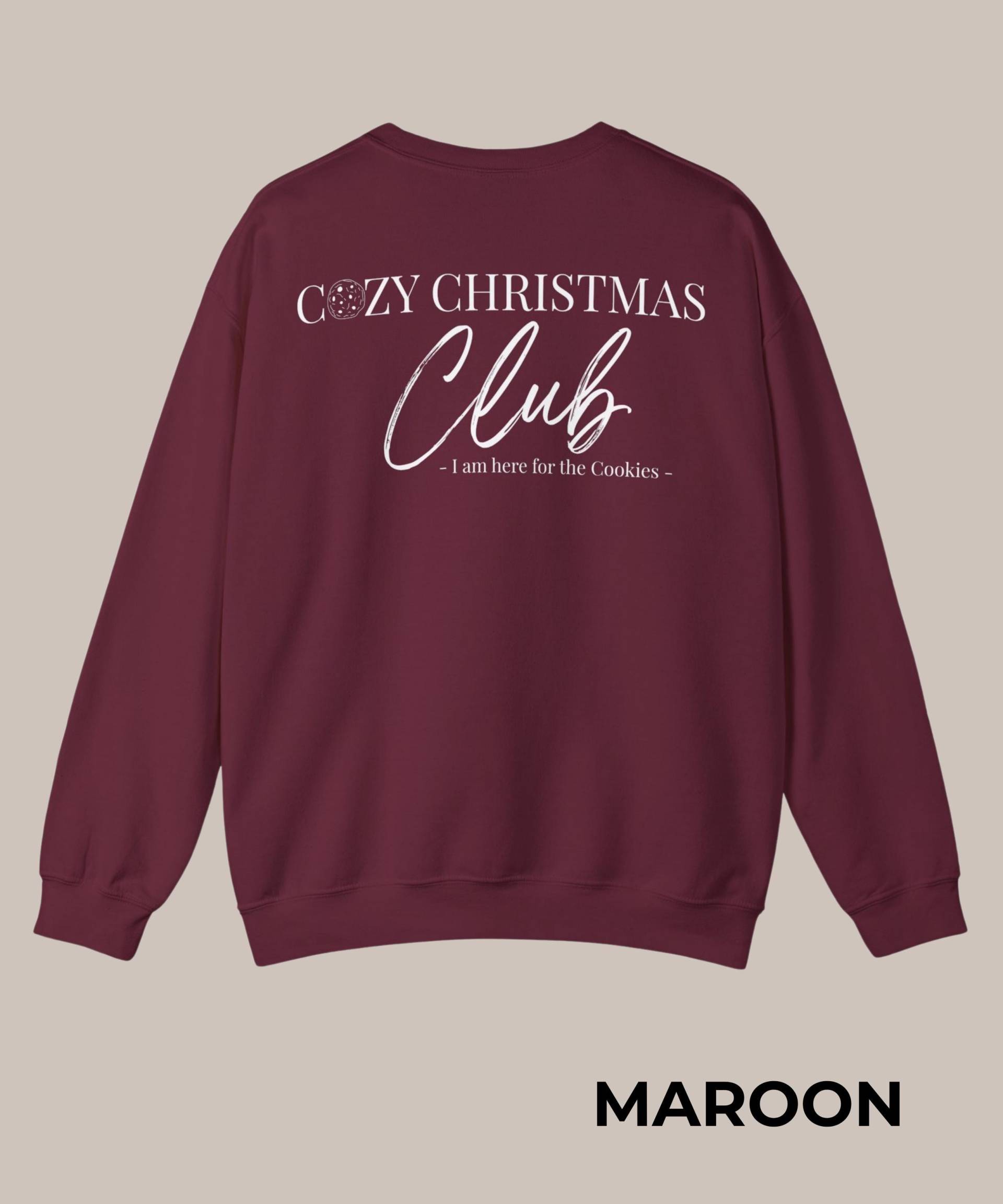 Cozy Christmas Sweater | Weihnachtspullover Unisex Kuscheliger Winterpullover Geschenkidee Für Sie + Ihn Farbe - Maroon, Größe S-5xl von SoulDesignsAnnabel