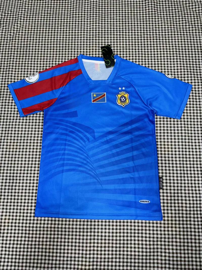 Dr Kongo Afrika Fußball Jersey Blau Personalisierte Besonders Erwachsene Größen Name Anzahl von SoulJerseys