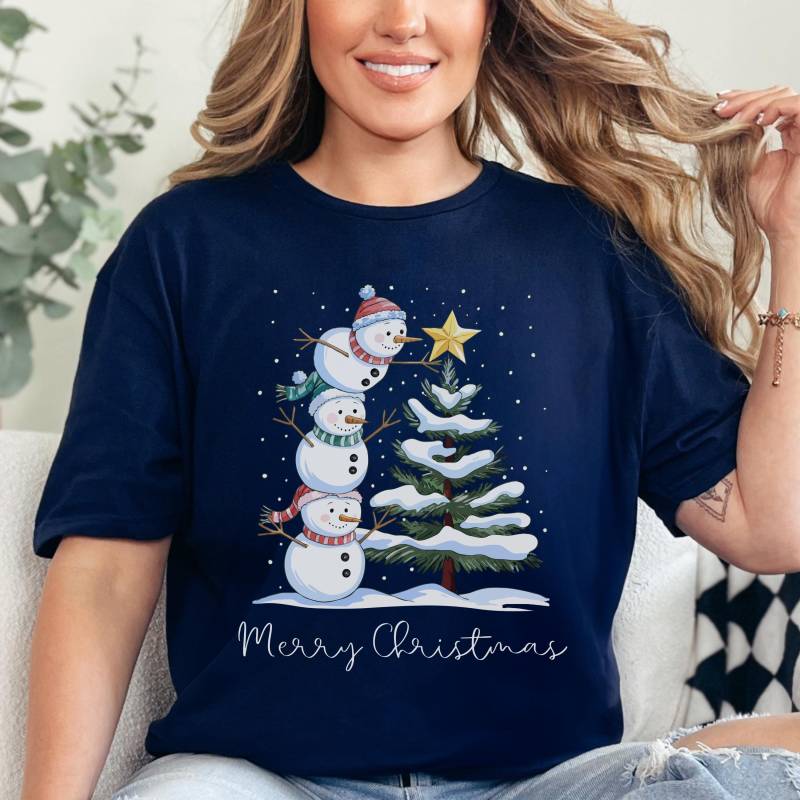 Frohe Weihnachten T-Shirts, Weihnachts Shirt, T-Shirt, Weihnachtsgeschenk, Winter T Shirts, Weihnachtsshirts Familie, Xmas Shirts von SoulMatesCreation