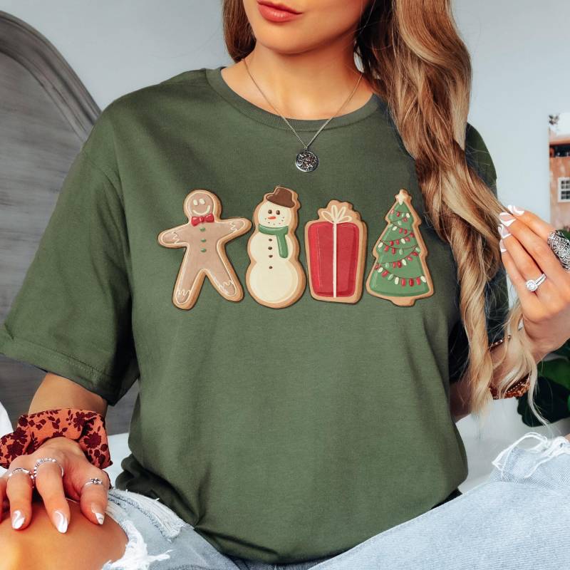 Weihnachten Tshirt, Lebkuchen Shirt, T-Shirt Familie, Weihnachtstshirt Damen, Herren, Weihnachtsgeschenk von SoulMatesCreation