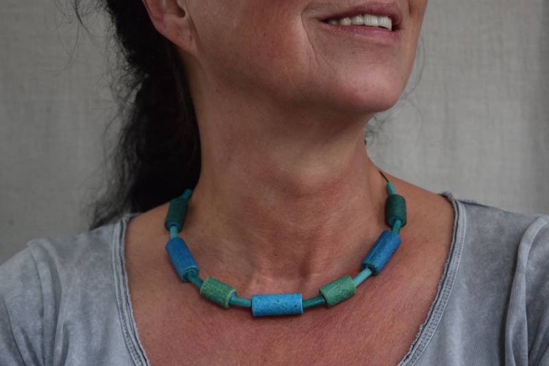 Kettenreif Mit Handgeschöpften Papier von SoulOfPaper